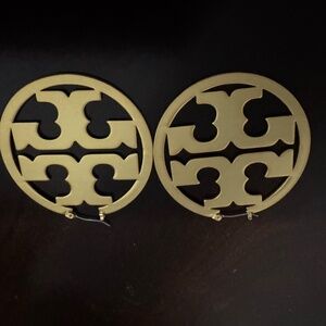 Gold Tory Burch Hoops